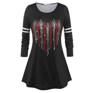 Skeleton heart long sleeve